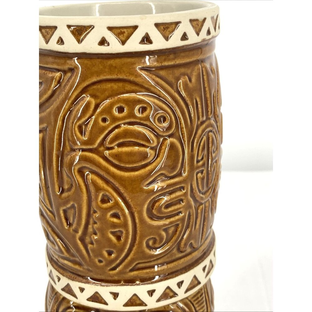 Tiki Mug Nari Rani Marquesan Tiki Farm Flounder Ceramic 2000-2015 8" Tall - Picture 8 of 8